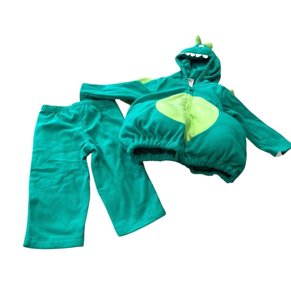 Carter's Baby Halloween Costume 2 Pc Dragon Dinosaur Green 6-9 Months‎ NWT New
